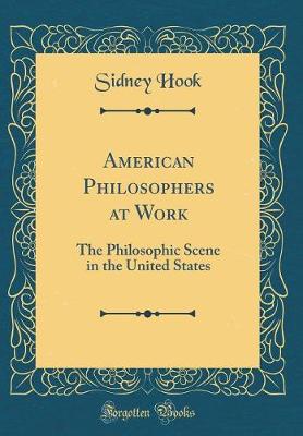 Book cover for American Philosophers at Work