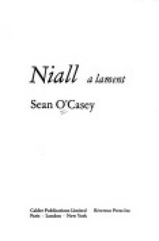 Cover of Niall