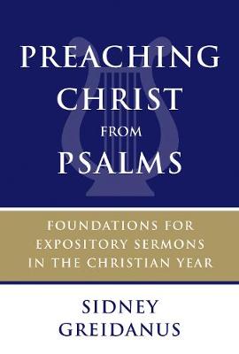 Book cover for Preaching Christ from Psalms