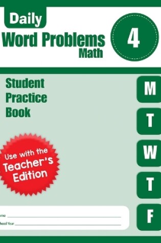 Cover of Daily Word Problems Math, Grade 4 Student Workbook