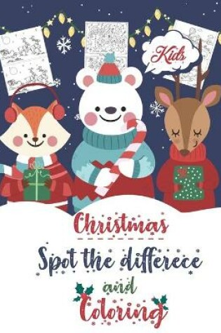 Cover of Christmas Spot the Difference and Coloring Book