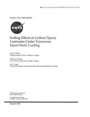 Book cover for Scaling Effects in Carbon/Epoxy Laminates Under Transverse Quasi-Static Loading