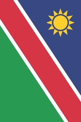 Book cover for Namibia Travel Journal - Namibia Flag Notebook - Namibian Flag Book