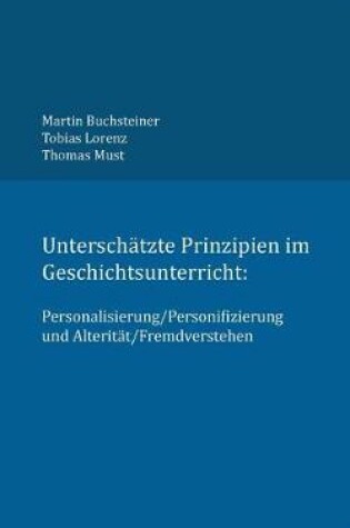 Cover of Unterschatze Prinzipien Im Geschichtsunterricht