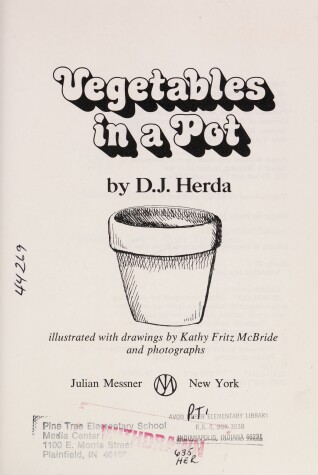 Book cover for Vegetables in a Pot