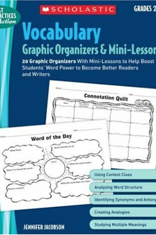 Cover of Vocabulary Graphic Organizers & Mini-Lessons