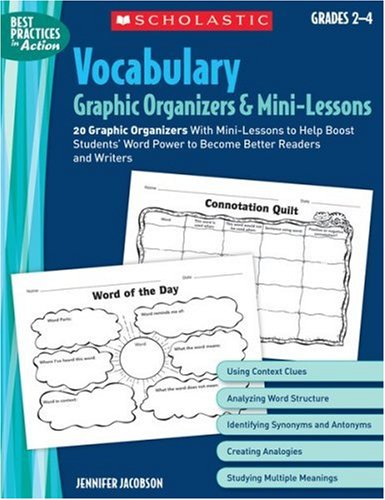 Book cover for Vocabulary Graphic Organizers & Mini-Lessons