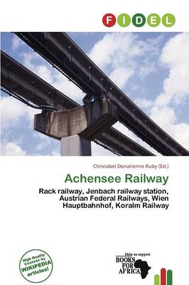Book cover for Achensee Railway