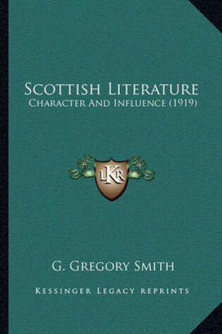 Cover of Scottish Literature Scottish Literature