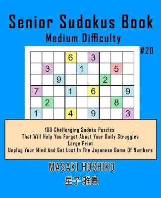 Book cover for Senior Sudokus Book Medium Difficulty #20