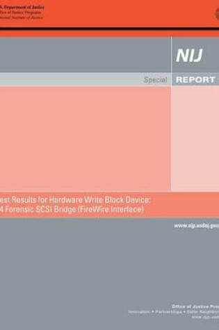 Cover of Test Results for Hardware Write Block Device