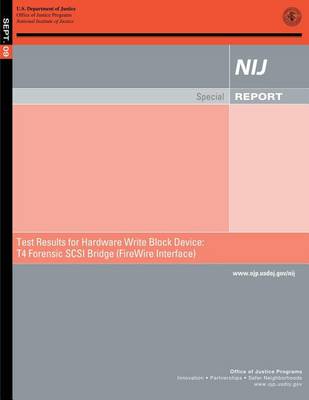 Book cover for Test Results for Hardware Write Block Device