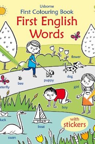 Cover of First Colouring Book First English Words