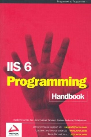Cover of IIS6 Programming Handbook