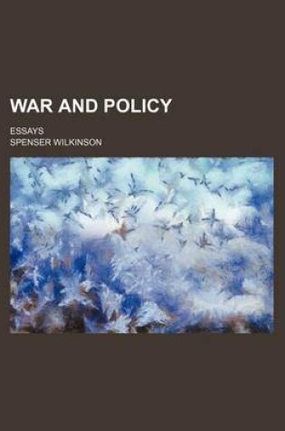 Cover of War and Policy; Essays
