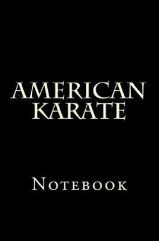 Cover of American Karate