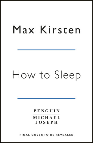 Book cover for How to Sleep