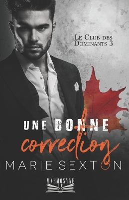 Book cover for Une bonne correction