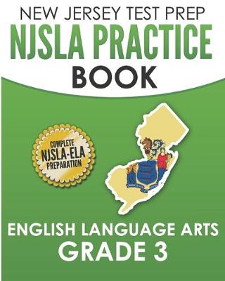 Book cover for NEW JERSEY TEST PREP NJSLA Practice Book English Language Arts Grade 3