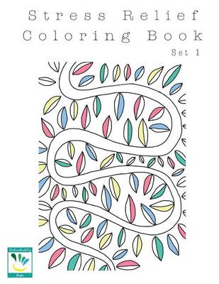 Book cover for Stress Relief Coloring Book Set 1