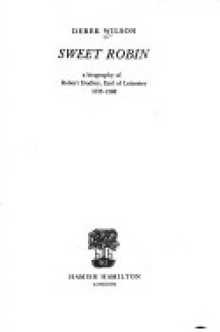 Cover of Sweet Robin