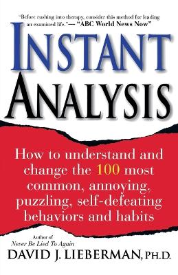 Book cover for Instant Analysis