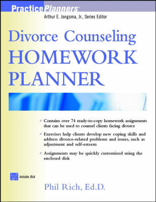 Book cover for Divorce Counseling Homework Planner