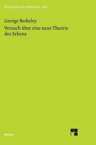 Cover of Versuch Uber Eine Neue Theorie Des Sehens Und Die Theorie Des Sehens Oder Der Visuellen Sprache Verteidigt Und Erklart