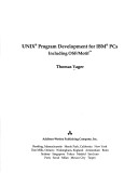 Book cover for Unix Programme Design and Development for I.B.M. Personal Computers