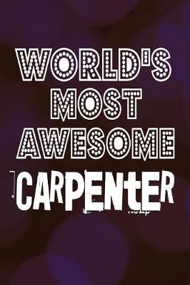 Book cover for World's Most Awesome Carpenter