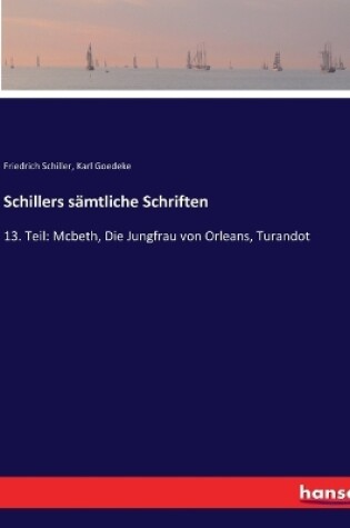 Cover of Schillers sämtliche Schriften