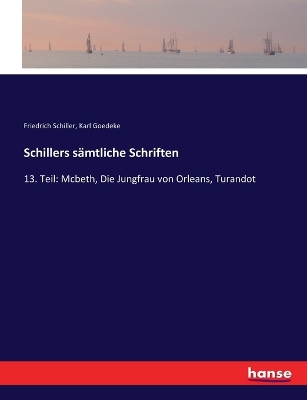 Book cover for Schillers sämtliche Schriften