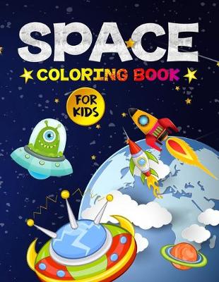 Book cover for Space Coloring Book for Kids