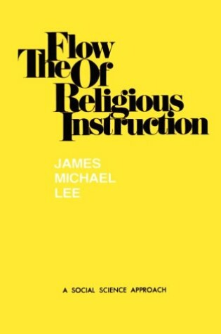Cover of The Flow of Religious Instruction