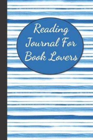 Cover of Reading Journal For Book Lovers