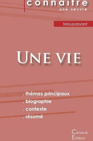 Cover of Fiche de lecture Une vie de Maupassant (Analyse litteraire de reference et resume complet)