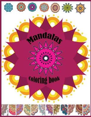 Book cover for Mandalas coloring book