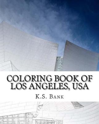 Book cover for Coloring Book of Los Angeles, USA