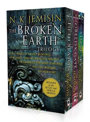 Book cover for The Broken Earth Trilogy