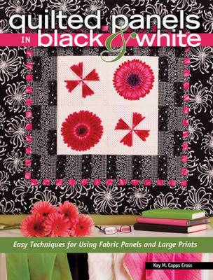 Book cover for Quilted Panels in Black & White
