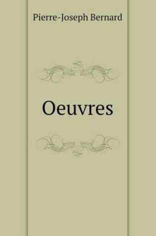 Cover of Oeuvres