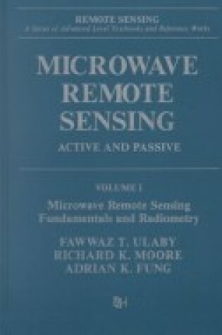 Cover of Microwave Remote Sensing : Active and Passive