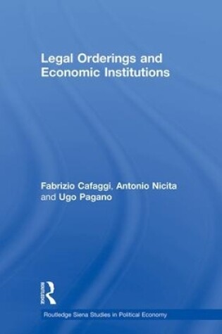 Cover of Legal Orderings and Economic Institutions