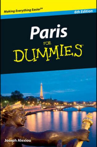 Cover of Paris for Dummies, 6th Edition