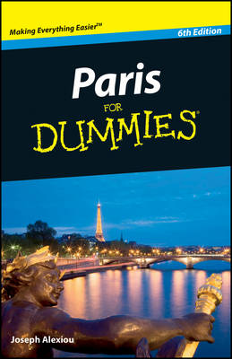 Book cover for Paris for Dummies, 6th Edition