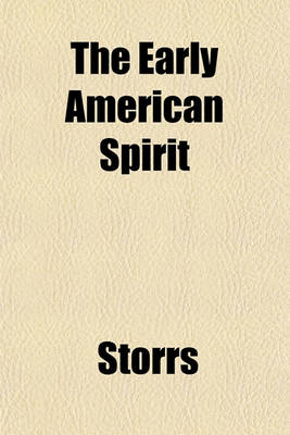 Book cover for The Early American Spirit