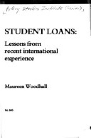 Cover of Student Loans