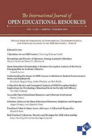 Cover of The International Journal of Open Educational Resources