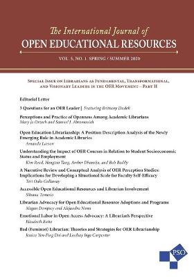 Book cover for The International Journal of Open Educational Resources