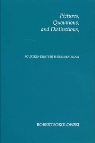 Cover of Pictures, Quotations and Distinctions